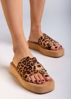 Flatforms σανδάλια suede ERYNN