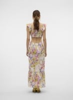 Φόρεμα με ανοιχτή πλάτη και βολάν Vero Moda 10323628