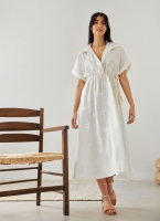 Boho φόρεμα με λινό