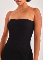 Φόρεμα ριμπ strapless Vero Moda 10309494