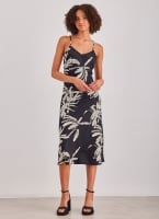Φόρεμα σατέν με print Aware 10307622