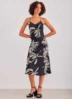 Φόρεμα σατέν με print Aware 10307622