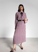Φούστα πλισέ με print ONLY 15222539