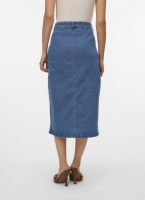 Φούστα τζιν μίντι με κουμπιά Vero Moda 10331366