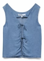 Γιλέκο υφασμάτινο με denim όψη Vero Moda 10326066
