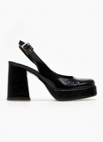 Γόβες Slingback λουστρίνι με ανοιχτή φτέρνα tfp