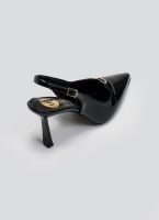 Γόβες μυτερές slingback λουστρίνι TFP