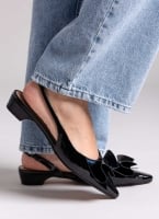 Γόβες slingback με ιδιαίτερο φιόγκο CORINA
