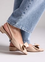 Γόβες slingback με ιδιαίτερο φιόγκο CORINA