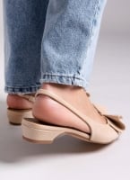 Γόβες slingback με ιδιαίτερο φιόγκο CORINA