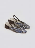 Γόβες slingback με πλεκτό σχέδιο CORINA