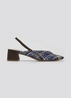 Γόβες slingback με πλεκτό σχέδιο CORINA