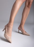Γόβες slingback μυτερές MARIAMARE