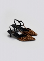 Γόβες slingback suede t-strap TFP