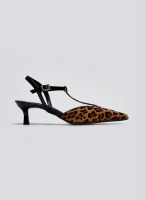 Γόβες slingback suede t-strap TFP