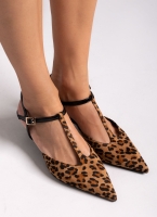 Γόβες slingback suede t-strap TFP