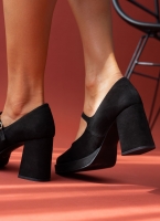 Γόβες suede Mary Jane με φιάπα TFP