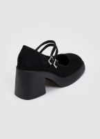 Γόβες suede Mary Jane με διπλή μπαρέτα