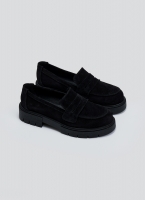 Loafers από δέρμα καστόρι Estil