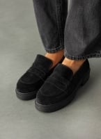 Loafers από δέρμα καστόρι Estil