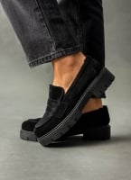 Loafers από δέρμα καστόρι Estil