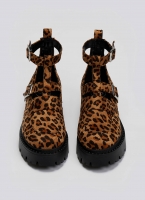 Loafers chunky suede με print TFP
