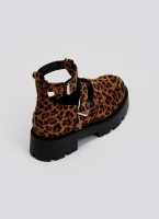 Loafers chunky suede με print TFP