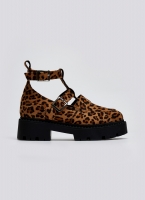 Loafers chunky suede με print TFP