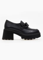 Loafers δερμάτινα chunky με αλυσίδα Ragazza 0596