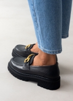 Loafers δερμάτινα chunky με σχέδιο Ragazza 0308