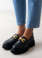 Loafers δερμάτινα chunky με σχέδιο Ragazza 0308