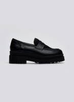 Loafers δερμάτινα με ponyskin TFP