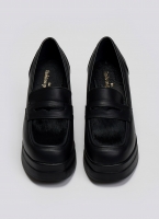 Loafers δερμάτινα με τακούνι TFP