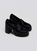 Loafers δερμάτινα με τακούνι TFP