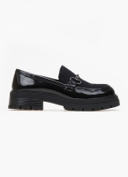 Loafers λουστρίνι με συνθετικό ponyskin