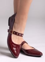 Mary Janes λουστρίνι με τρουκς ESTIL