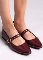 Mary Janes λουστρίνι με τρουκς ESTIL