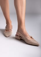 Μπαλαρίνες μυτερές slingback με διαφάνεια MARIAMARE