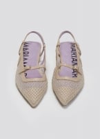Μπαλαρίνες μυτερές slingback με διαφάνεια MARIAMARE