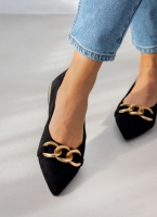 Μπαλαρίνες suede με αλυσίδα Xti 142000