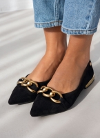 Μπαλαρίνες suede με αλυσίδα Xti 142000