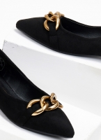Μπαλαρίνες suede με αλυσίδα Xti 142000