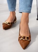 Μπαλαρίνες suede με αλυσίδα Xti 142000
