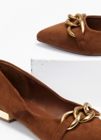 Μπαλαρίνες suede με αλυσίδα Xti 142000
