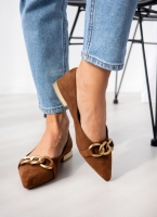 Μπαλαρίνες suede με αλυσίδα Xti 142000