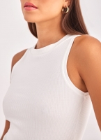 Μπλούζα ριμπ αμάνικη AWARE by Vero Moda 10275519