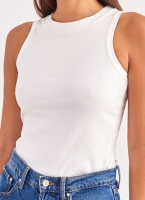 Μπλούζα ριμπ αμάνικη AWARE by Vero Moda 10275519
