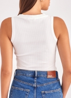 Μπλούζα ριμπ αμάνικη AWARE by Vero Moda 10275519