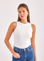 Μπλούζα ριμπ αμάνικη AWARE by Vero Moda 10275519