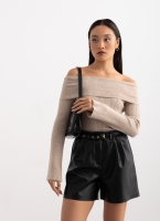 Μπλούζα ριμπ strapless ONLY 15328246